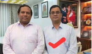 আওয়ামীলীগ নেতা মির্জা আজমের সাথে রাকিবুল ইসলাম তালুকদার
